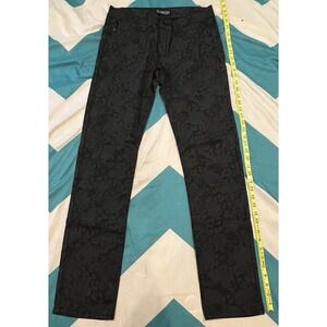 Glam City Rockers Lace Print Skinny Pants Size 9 NWOT